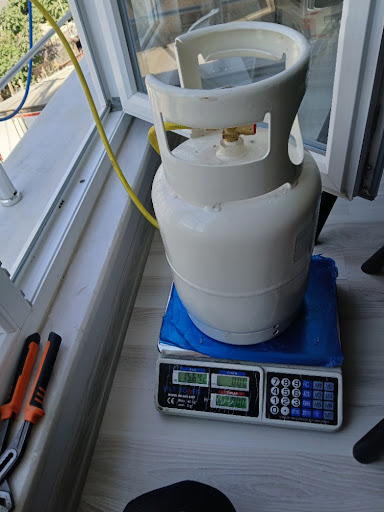 Klima gaz dolumu ve tartımı